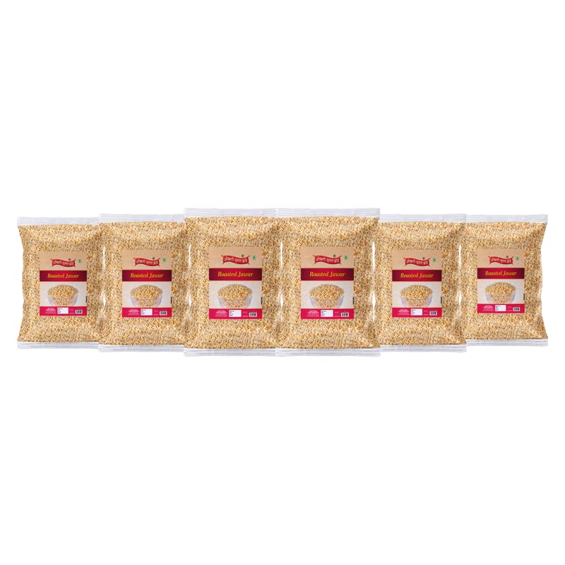 Image of OKHLI MUSAL BRAND Crispy Amravati Authentic Sorghum Jowar Jawar Puff Kurmura Kurmure Murmura Murmure Puff Snack | Namkeen | Ready to eat | Snacks Preservatives Free Tea Time Snacks-900g*6Pack