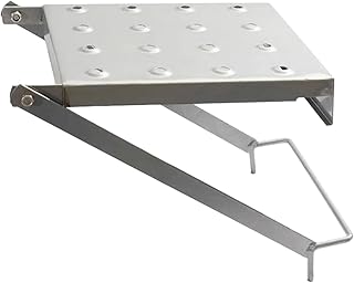 Ladder Work Platform Extension Anti-Slip Ladder Platform Ladder Tray for Painters Holds 400 Pound 17 x12 Inch