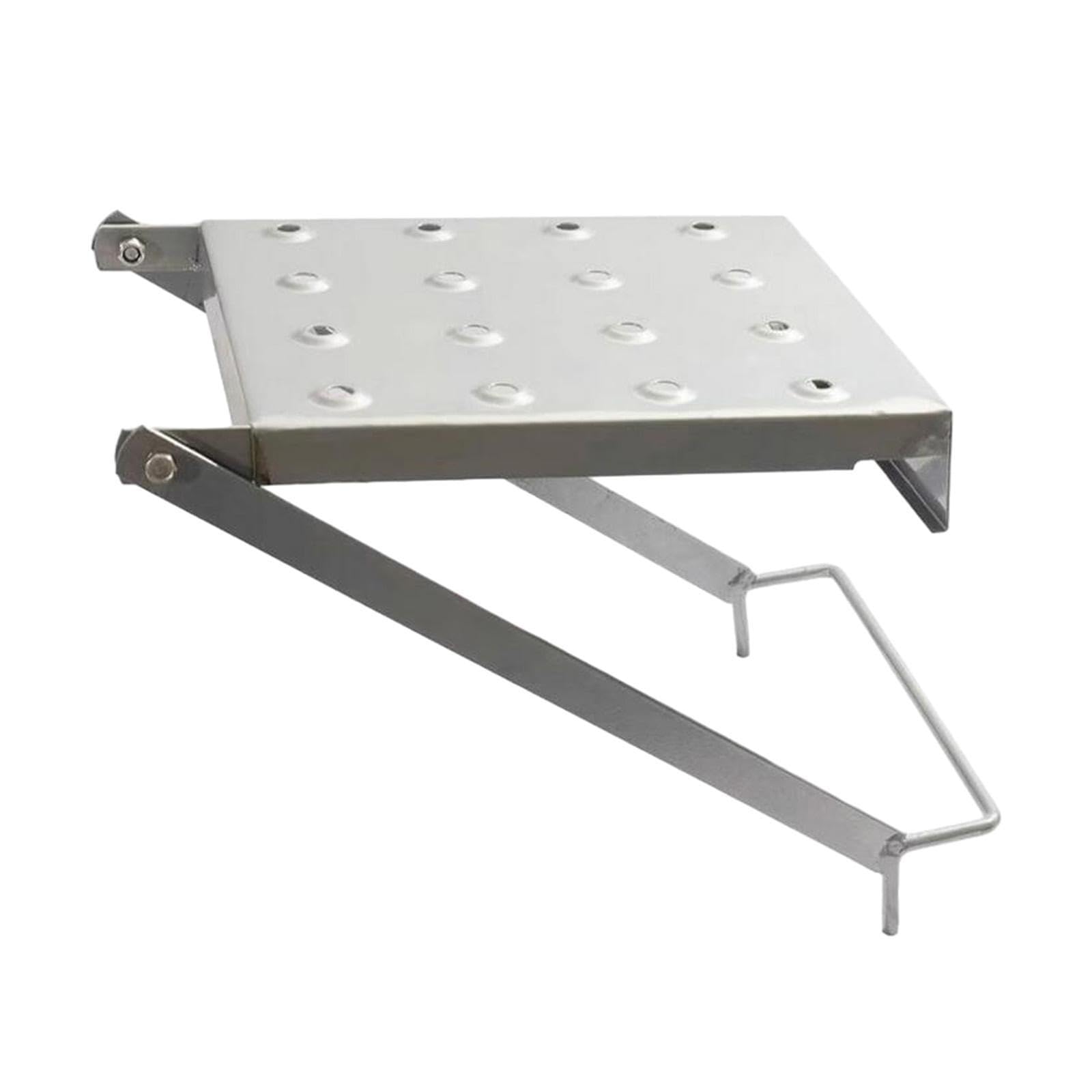 Échelle antidérapante avec plate-forme de travail stable de 181 kg