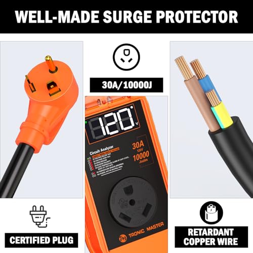 Tronic Master RV SURGE-LED-30A Surge Protector 30 Amp thumb #5