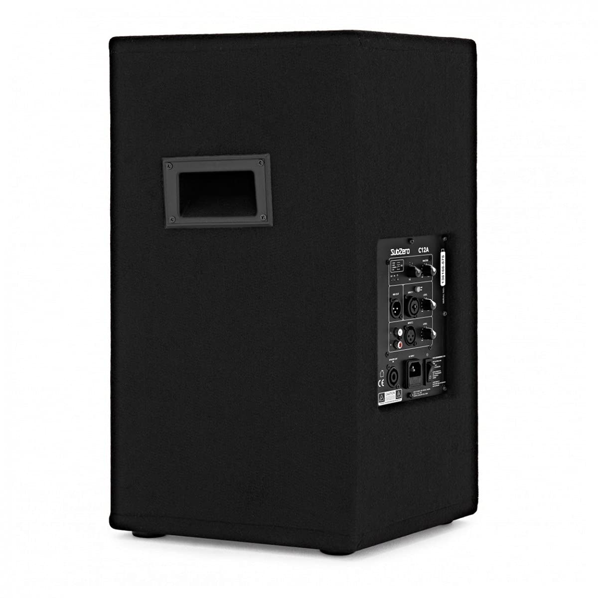 SubZero Altavoz Activo de 12 Pulgadas para megafonía C12A - Clase D - 280W RMS