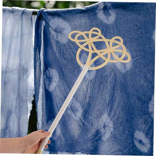 SOESFOUFU Long Handle Rug Beater Duster with Imitation Rattan Weave for Efficient Home Cleaning Sturdy Plastic Construction Ergonomic Design for Comfortable Dust Removal Mattresses Carpets - Thumbnail 5