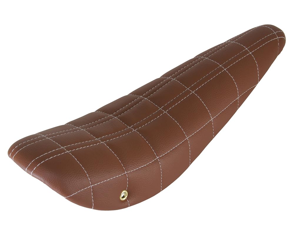 ALTALINE Two Lined Square Stitched Vinyl 20" Bicycle Banana Saddle/Seat, Multiple Colors