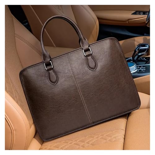 Men's Bag New Men's Business Travel Handbag Genuine Leather Top Layer Cowhide Vintage Briefcase2