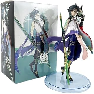Genshin Impact Figures, Xiao Figurine Statue 18cm / 7 Pouces Jouet Humanoïde Xiao Anime modèle de Jeu Figurines Figurines Jouets Collection décoration Cadeaux