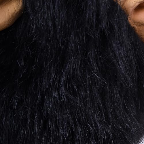 Masque de singe en latex taille unique pour costume de chimpanzé d'Halloween