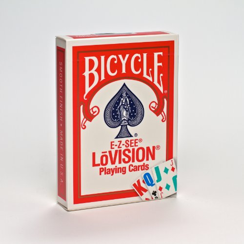Bicycle 1001017 E-Z See LoVision Playing Cards (4 Pack)