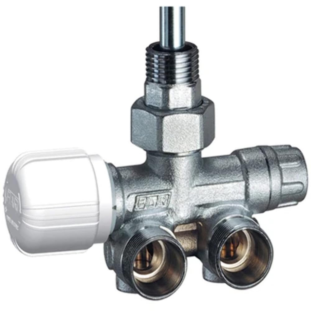 Valvola mono-​bitubo termostatizzabile squadra dx con bocchettone Far 1/​2