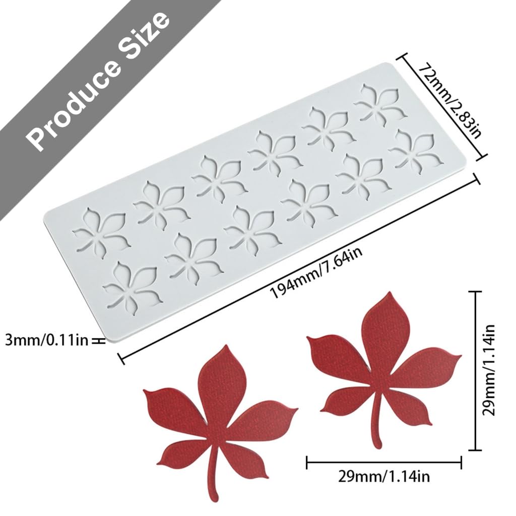 Silicone Chocolate Moulds Leaf Series Fondants Cake Molds Silicone Bakewares Sugar Lace Mats Baking Accessaries