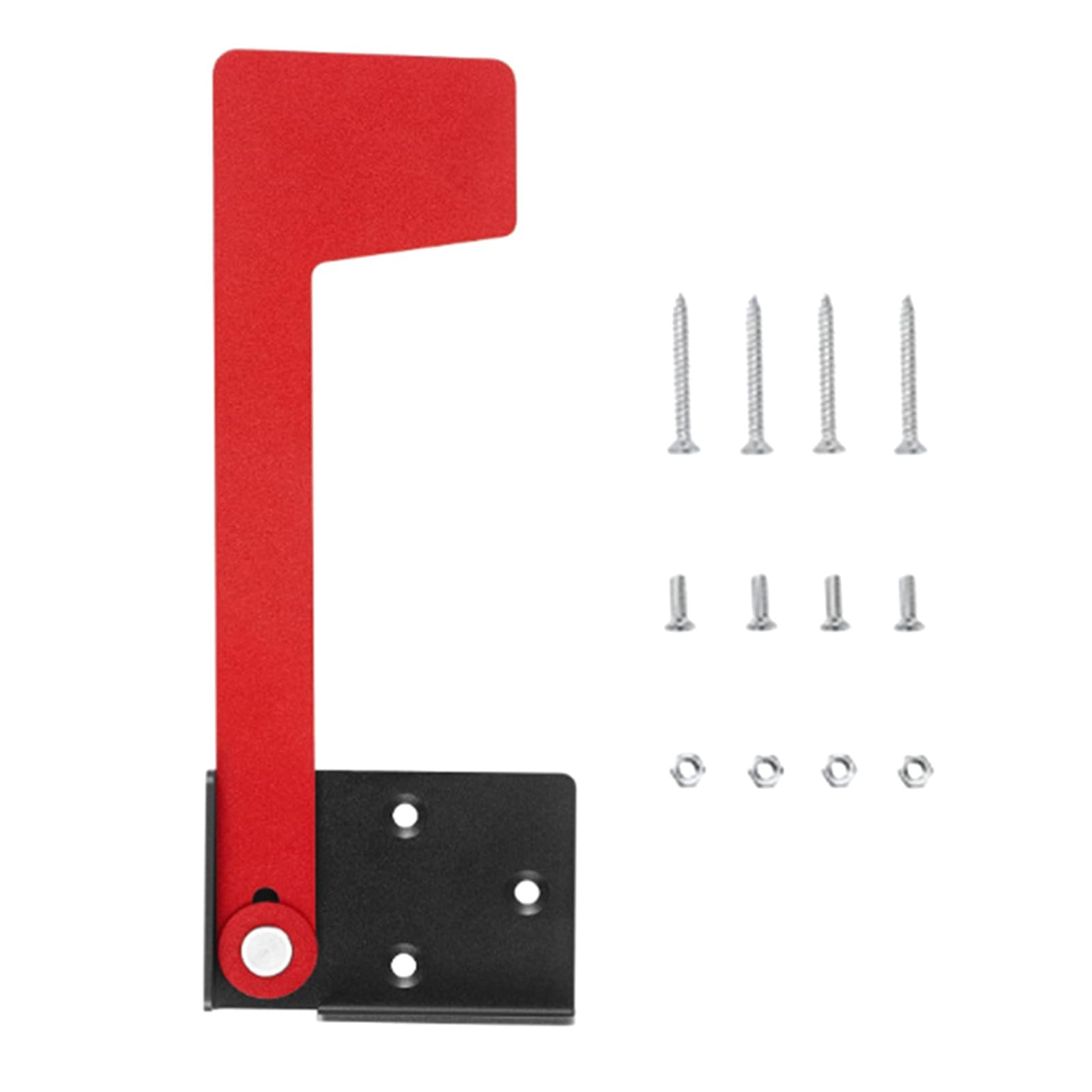 Msioytog Mailbox Replacement Flags Kits Red for with Double Sided Sticky Pads Easy Installation