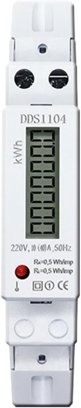 DDS1104 Single-phase 1P 2-wire energy meter AC 220V(10(40) A)