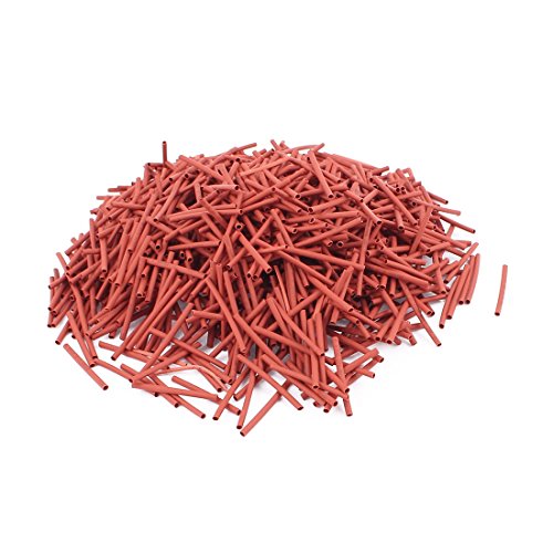 Tube thermorétractable polyoléfine rouge 30 mm isolant pour câbles et métal