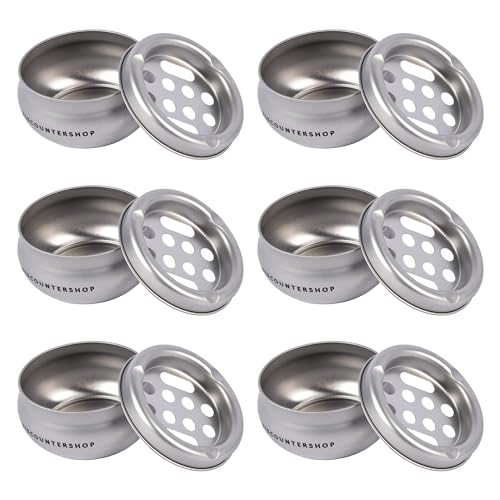 Cendrier extérieur aluminium argenté pour table de restaurant et café - 4
