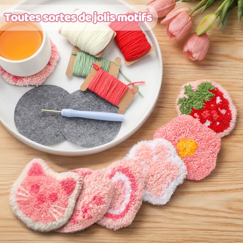 Coffret punch needle complet Asiv une idée cadeau créative originale