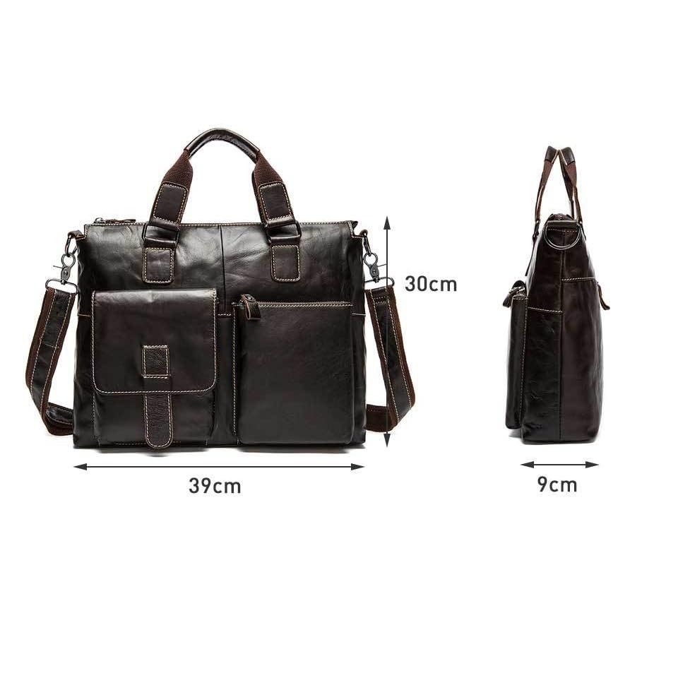 Men Bag Briefcases Laptop Business Briefcase Male Leather for Bags Men's Leather Men's Messenger Bag2