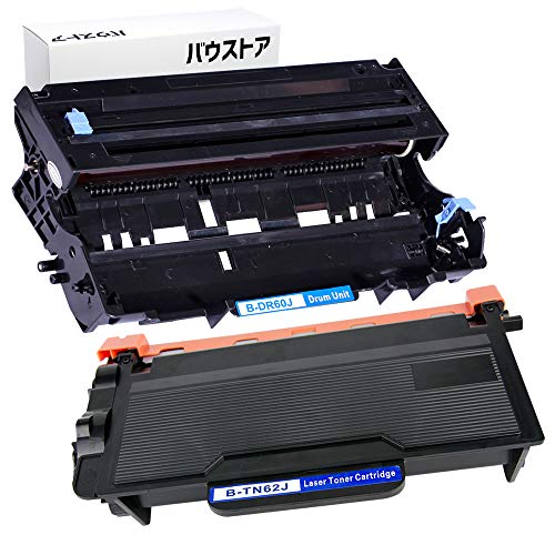 Amazon.co.jp: ブラザー brother TN-62J ブラック 1個+DR-60J 1個 互換 