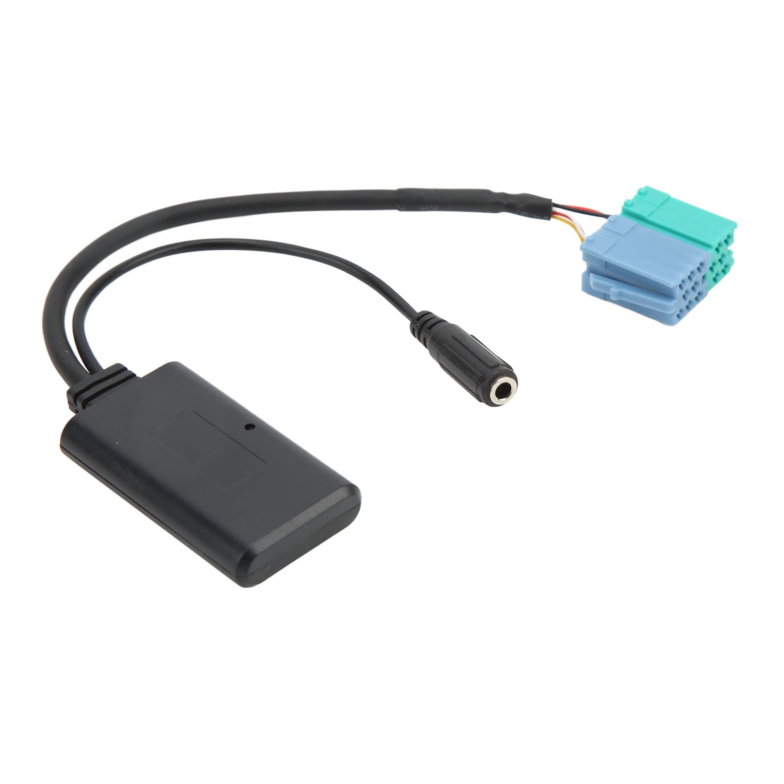 Kabel Adaptera Wejścia Audio Bluetooth, Bezprzewodowy Samochodowy Przewód Wejściowy Audio AUX Adapter Bluetooth 5.0 z Zamiennikiem Mikrofonu dla Becker
