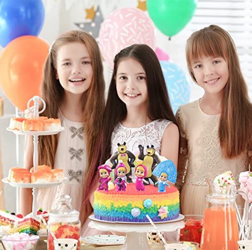 Mini Figure 6 PCS, Cake Topper, Torta