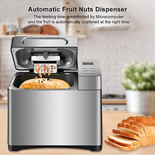 Automatische Brotmaschine, Family Bread Maker Professioneller Antihaft-Brotbackautomat mit automatischem… – Bild 5