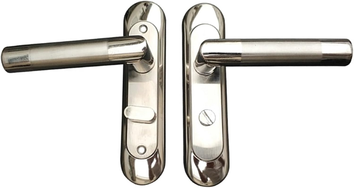 1Pcs Door Lock Stailess Steel Interior Door Handle Lock Lock Bathroom Toilet Lock Furniture Hardware