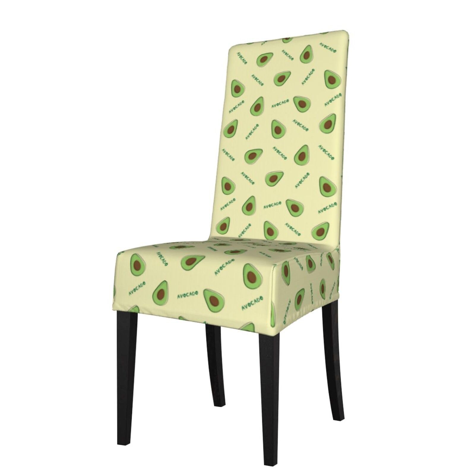 LKYMOH Green Avocado, Chair Covers Stretch Chair Slipcovers for Dining Room, for Party Pet Protection Universal Fit Soft Polyester