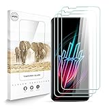 ✮【Ajuste Perfecto】El protector de pantalla de vidrio templado se corta con un láser de precisión, bordes redondeados pulidos. Protectores de pantalla especialmente diseñados para Nubia Red Magic 6S Pro, también adecuado para la mayoría de las fundas de teléfonos, sin problemas de pelado después de instalar la funda.