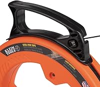 Vista 8 de Klein Tools 56331 - Cinta pasacable, extractor de alambre de acero con doble punta de bucle, carcasa y mango optimizados, 1/8 pulgada x 50 pies