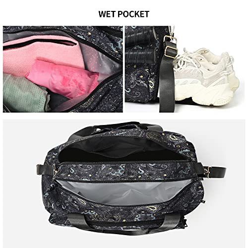 Image of Boulder Bee Pickleball Bags, Premium Pickleball Tote Bag for Girls, Women's Hand /Shoulder Gym Bag w Water Bottle Holder, with Pickleball Racquet /Paddle Holder