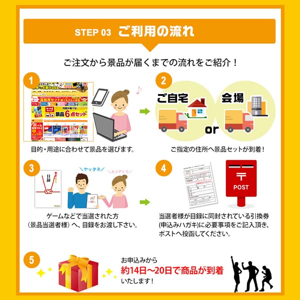 Amazon.co.jp: 二次会 景品セット 選べる4 (日帰り温泉 ディズニー  