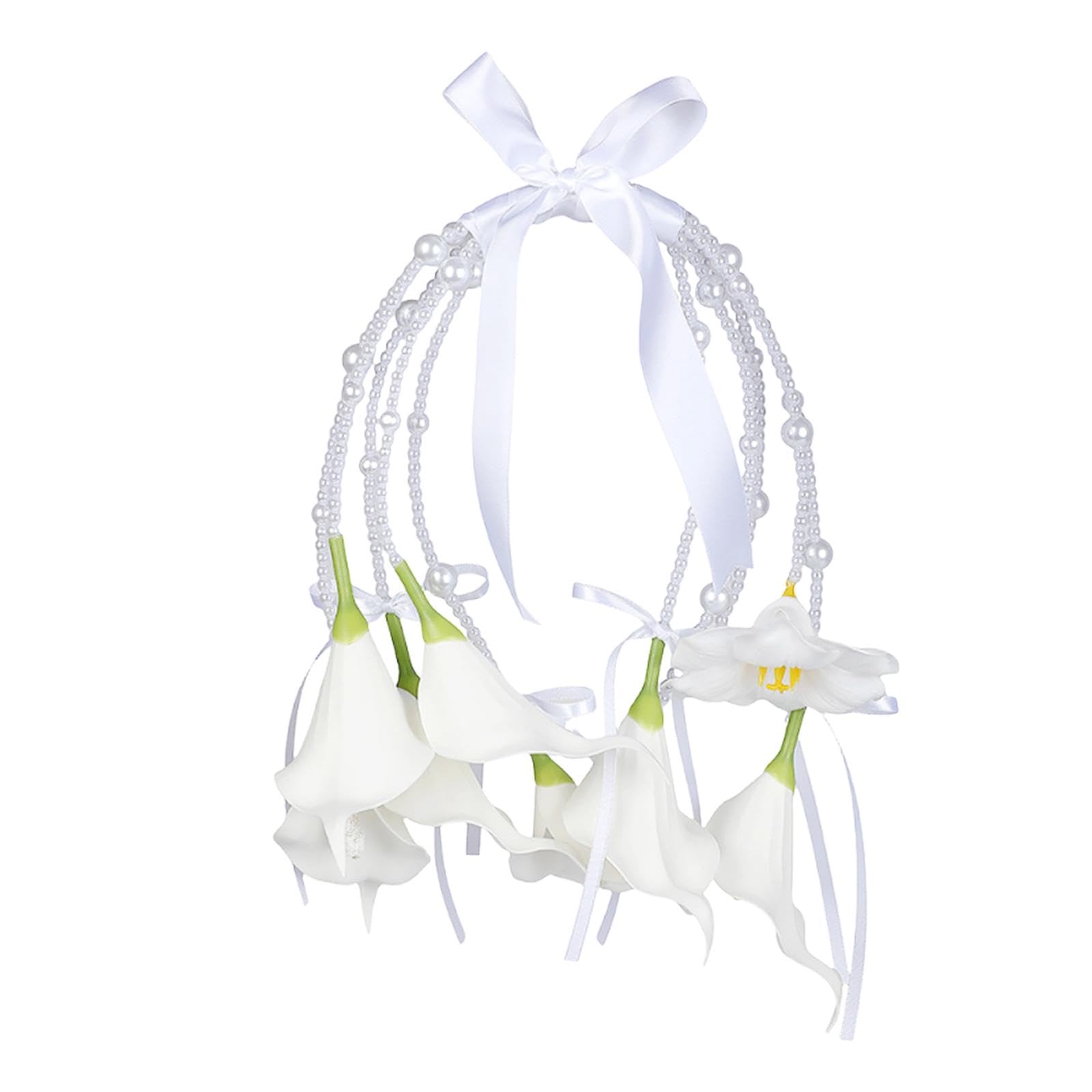 HYLQGMI Artificial Bridal Bouquet, Flowers, Elegant, Realistic Flowers for Ceremony, Photography, Suitable for Bridal Couples, Style B