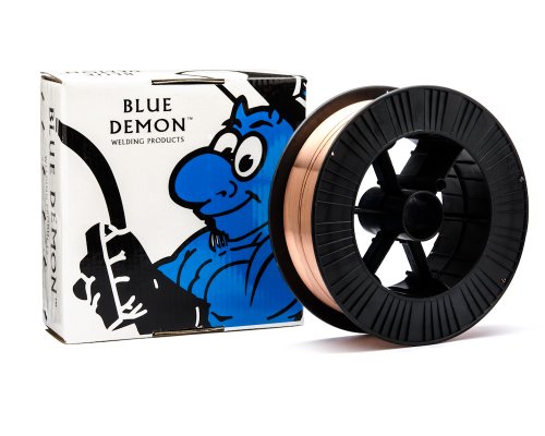 Blue Demon ER70S6 X .035 X 33 LB MIG/GMAW Carbon Steel Welding Wire, All Position, Low Spatter, Formulated to Provide Porosity-Free, X-Ray Quality Welds #1