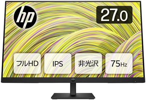 Amazon.co.jp: HP モニター M27f 27インチ フルHD 薄型 非光沢 IPS 