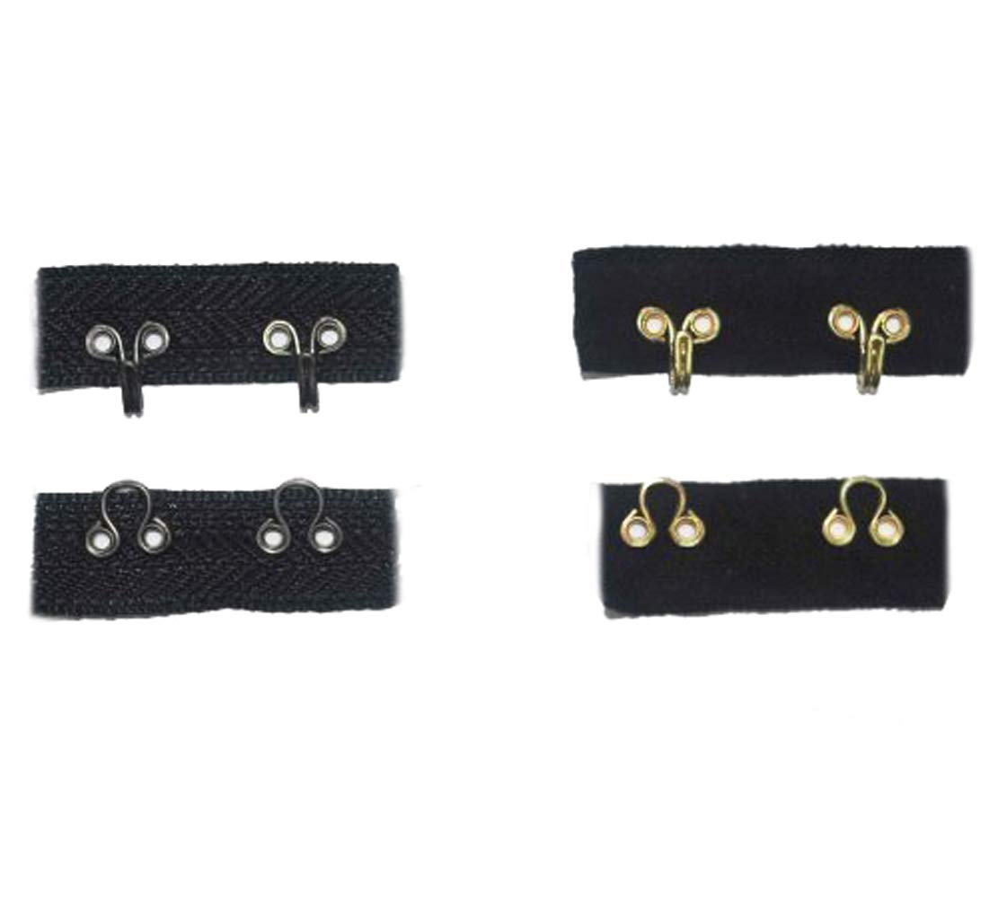 Crochet & Eye Tape brunie argent heavy poids pour renforcer vos fermetures de tissus