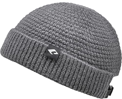Bonnet noir CHILLOUTS Paddy unisexe chaud et extensible pour l'hiver