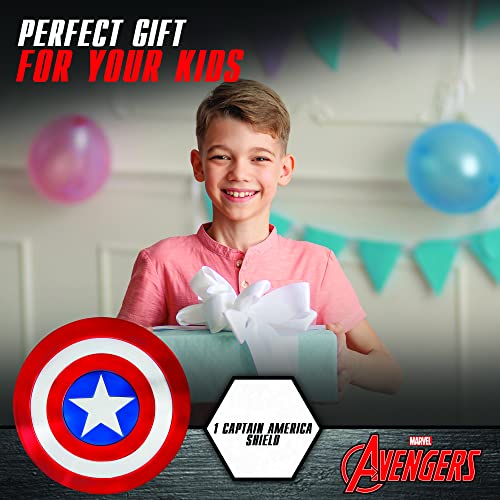 Marvel Boys Captain America 12" Shield, Kids Avengers Halloween Costume Accessory, Child - Officially Licensed Standard #TOP19