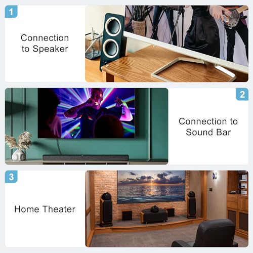 J&D 2 RCA Extension Cable, Gold Plated 2 RCA Male to Female Stereo Audio Extension Cable with Heavy Duty Aluminum Alloy Shell, 2 Meter - Image 5