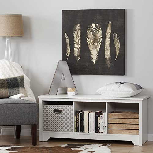 South-Shore-Vito-Cubby-Storage-Bench-Pure-White South Shore Vito Cubby Storage Bench Pure White