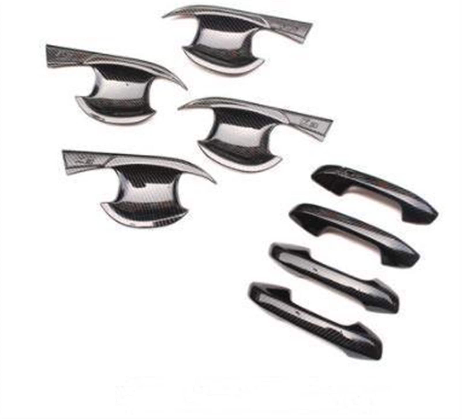 Qwqthgs 3 Car Exterior Door Handle Cap For Kia K 2019 Abs Chrome Car Outer Door Handle Cover Bowl Protection Covers Sticker(3)