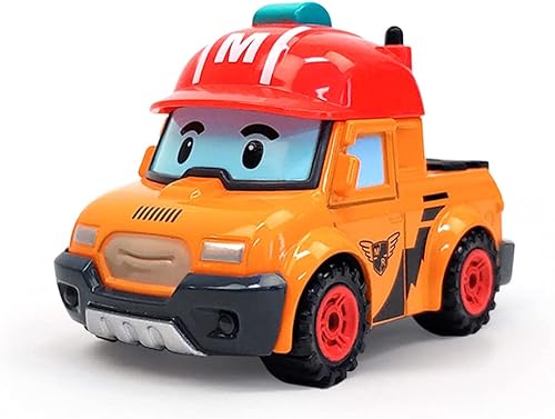 Miniatura 15 de Robocar Poli, Poke - Autos de juguete de metal, excavadora, vehículos de construcción, camión de juguete, regalos de cumpleaños para niños y niñas