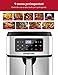 Freidora sin Aceite 7,5L, Roaprobe Freidora de aire, Air Fryer 1800W, on...