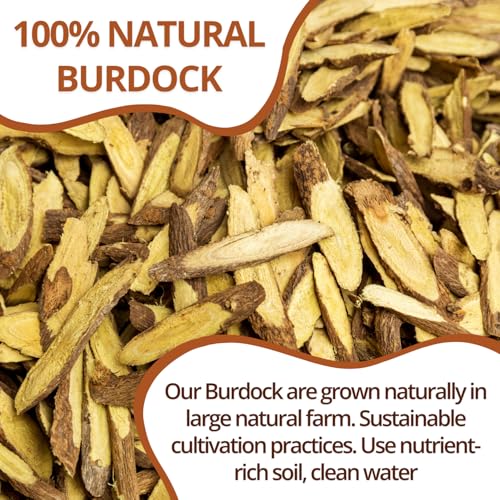 Image of VIDA FARM 125 Burdock Root Tea Bags | Natural Burdock Root, 100% Dried Herbal Tea, Caffeine Free, Sugar Free