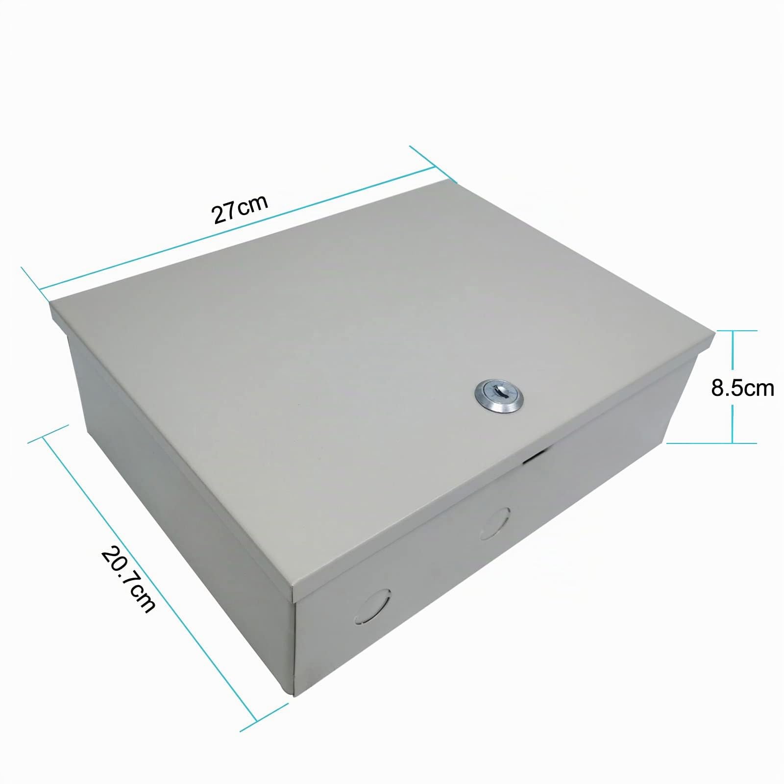 Alimentatore 12V 10A 120W per Telecamere, Gruppo di continuità CCTV con 9 Canali, Cassa di Alimentazione Distribuita con Batteria Backup per Telecamere di Sicurezza, DVR e Illuminazione LED