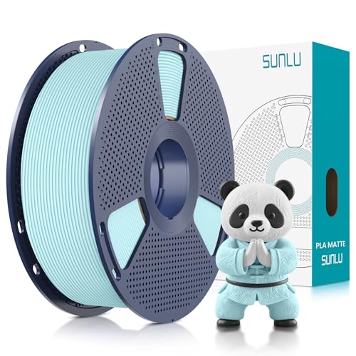 Filament SUNLU PLA Niebieski Matowy (BLUE MATTE)