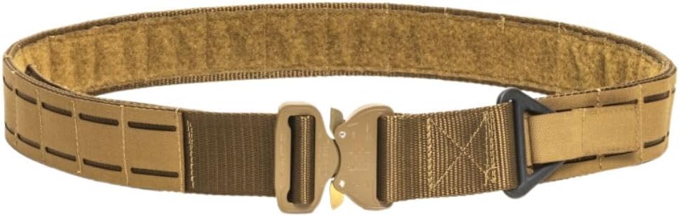 Tac Shield T34CV-LGCY Cobra Riggers Belt - 1.75" - RZR MOLLE - Velcro Liner, Coyote, Large