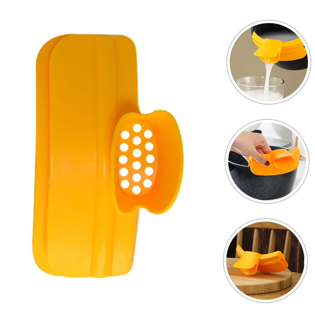 Funnel Reusable Soup Spout Pot Pour Funnel Leak-Proof Kitchen Soup Spout for Round Pots