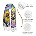 ixygoiv Mexican Loteria Cards Women'S Scarf Fashion Long Blanket Scarf Winter Warm Scarf Shawl Wrap With Tassel 77'' X 27''