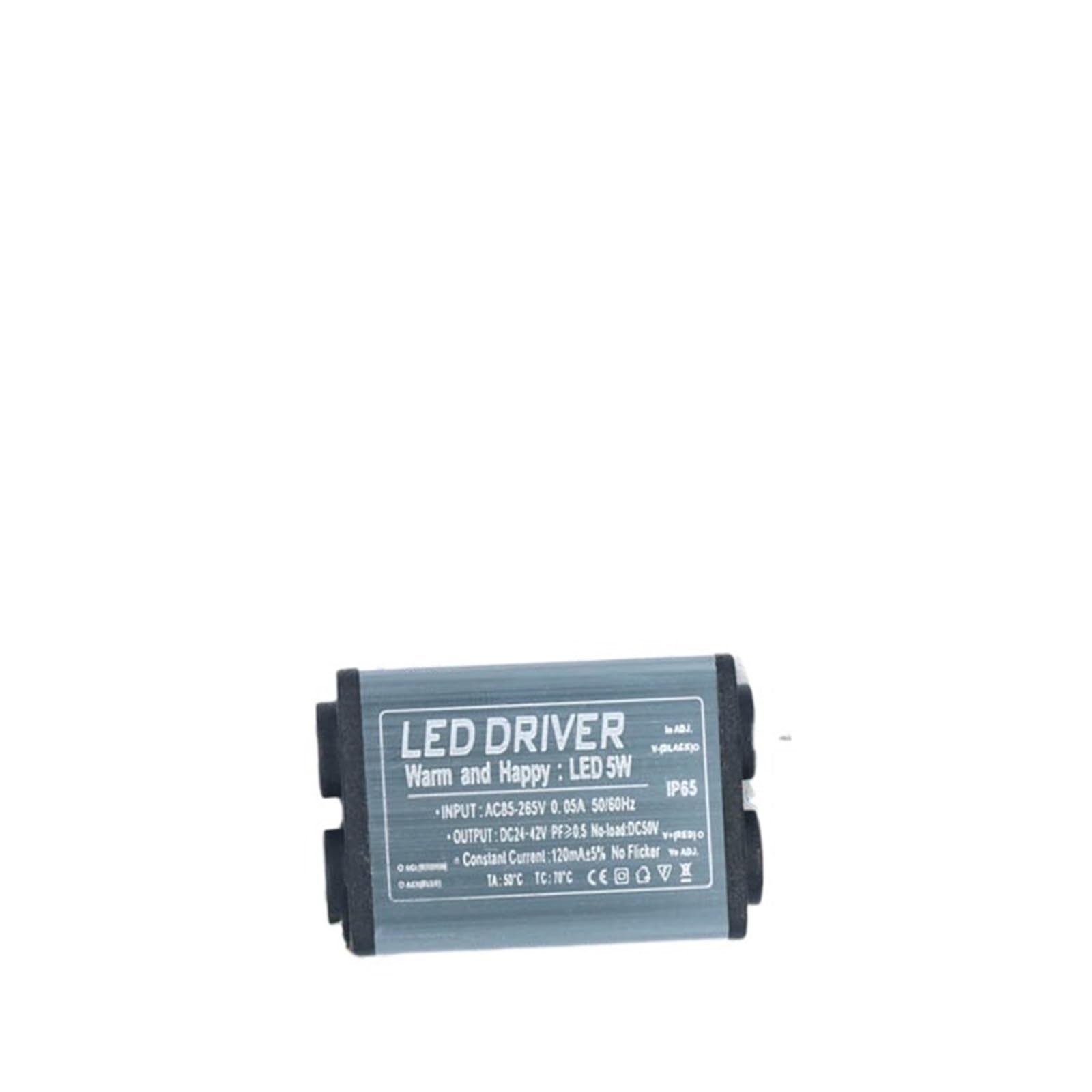 Fuente de alimentacion AC85-265V controlador LED voltaje constante transformador iluminacion 5W