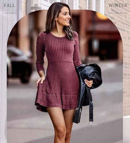 Variante de Neteson vestidos invitada boda otoño 2024 jersey punto A-Line