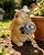 Hogni Solar Bunny Garden Statue Outdoor Decor, Rabbit Figurines with LED Light, Waterproof Solar Powered Yard Art for Patio, Balcony, Lawn, Cute House Warming & Birthday Gifts for Mom, Grandma, Women