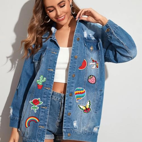 Miniatura 7 de Lote De 32 Parches Para Ropa Termoadhesivos,Parche Termoadhesivo,Pegatinas De Tela Con Plancha,Parches Para Ropa De Caza,Parches Bordados Para Chaquetas, Camisas, Jerseys, Vaqueros